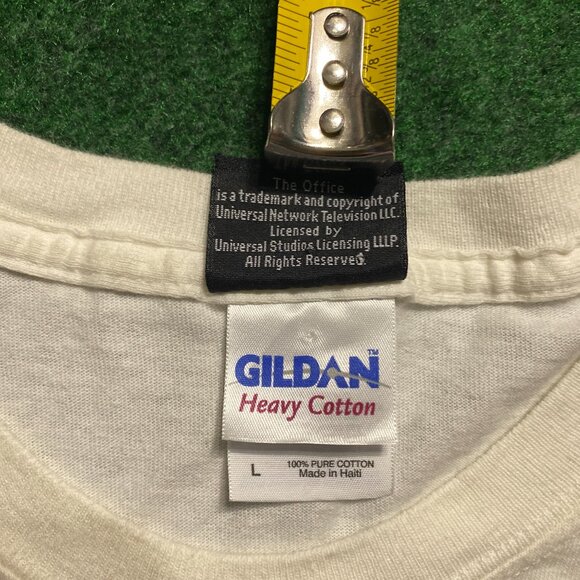 Men’s The Office Conference Room Crewneck T-Shirt Large White - Picture 4 of 6